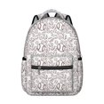 thumbnail image 1 of Baseballs Only White Pattern Backpack for School, Cute School Bag with Adjustable Shoulder Straps and Padded Back, 15.3"x11"x7.1", 1 of 5