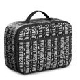 thumbnail image 1 of Baseballs Quotes Black Pattern Insulated Lunch Bag Teens,Bento School Lunch Bag for Teens for Work,Picnic or Travel 10.6x7.7x4.3 Inches,12 Can Capacity, 1 of 6