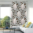 thumbnail image 1 of Baseballs in Leopard Blackout Curtains 84"x42" Thermal Insulated Curtain 1 Panel, 1 of 7