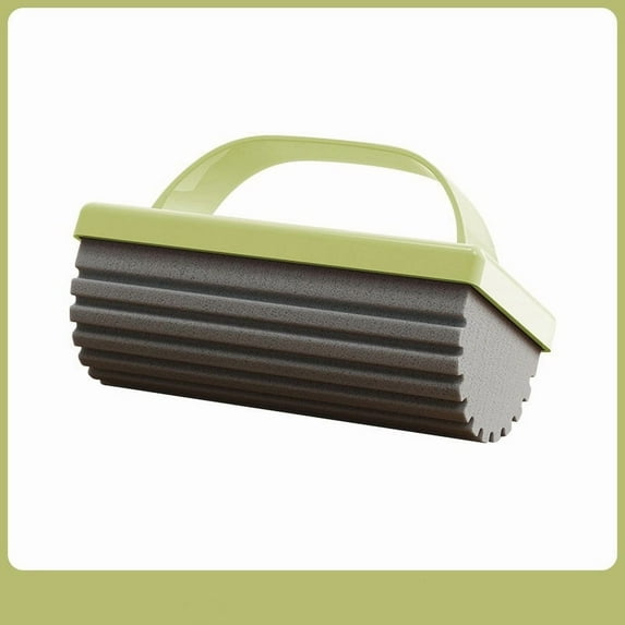 Baseboard Cleaner sponges for Cleaning, Scrub Daddy sponges with deep Grooves,Reusable Damp Cleaning Sponge with Handle - Absorbent Dust Collector for Blinds, Windows, Baseboards, Glass