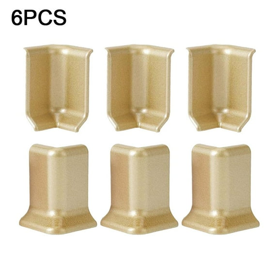 Baseboard Corner Blocks 5.4 cm Height Baseboard Wall Base Corner Trim S Gold