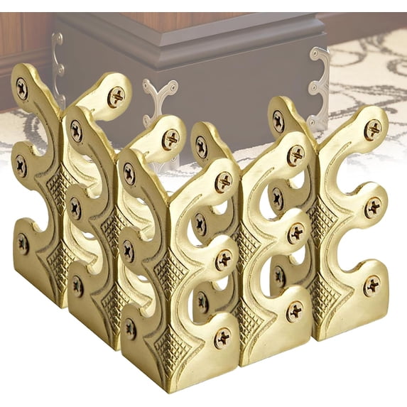 Metal Baseboard Protector Baseboard Corner Protectors, Dust Corners for Stairs Brass Vintage ...