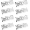 thumbnail image 1 of American Metal Products 3015W15 15" White Baseboard Diffuser - Quantity 6, 1 of 2
