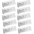 thumbnail image 1 of American Metal Perimeter Baseboard Diffuser Sunburst Pattern - Steel - 18 In, White, 1 of 1