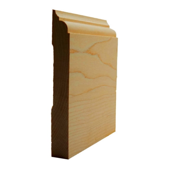 EWBB23 Nose & Cove 5-1/4" Tall x 11/16" Baseboard Moulding Unfinished