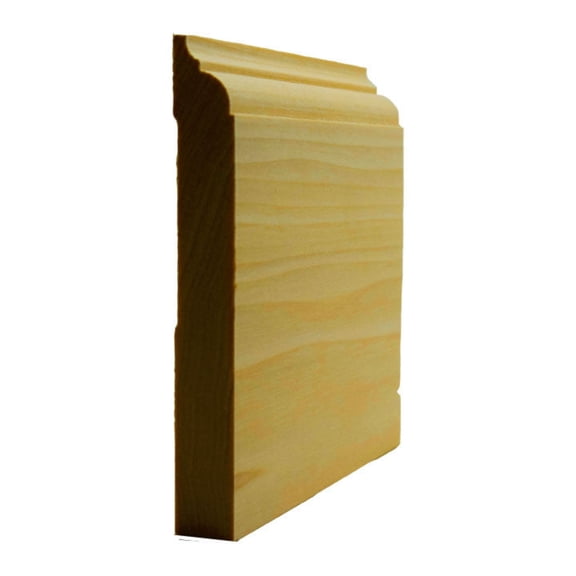 EWBB23 Nose & Cove 5-1/4" Tall x 11/16" Baseboard Moulding Unfinished