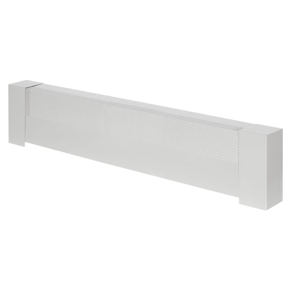 Baseboard Heater Cover 3ft Steel Front Replacement Panel Easy Install Bedroom White