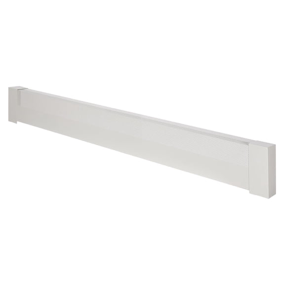 Baseboard Heater Cover, 5ft Standard Electric Heating Unit Front Panel Replacement, Heavy-Duty Steel, Easy Install for Bedroom Home Improvement, White