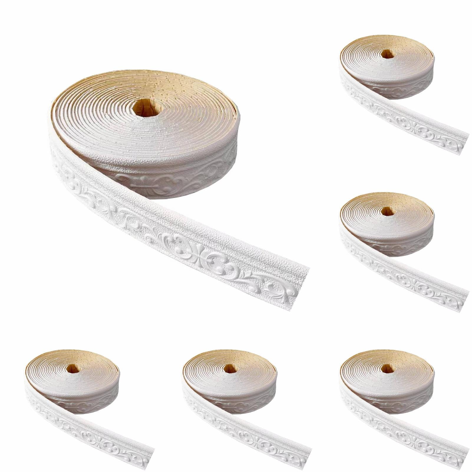 Baseboard Sticker Baseboard Stickers 3D Foam Wall Molding Trim Self-Adhesive Waist Line ...
