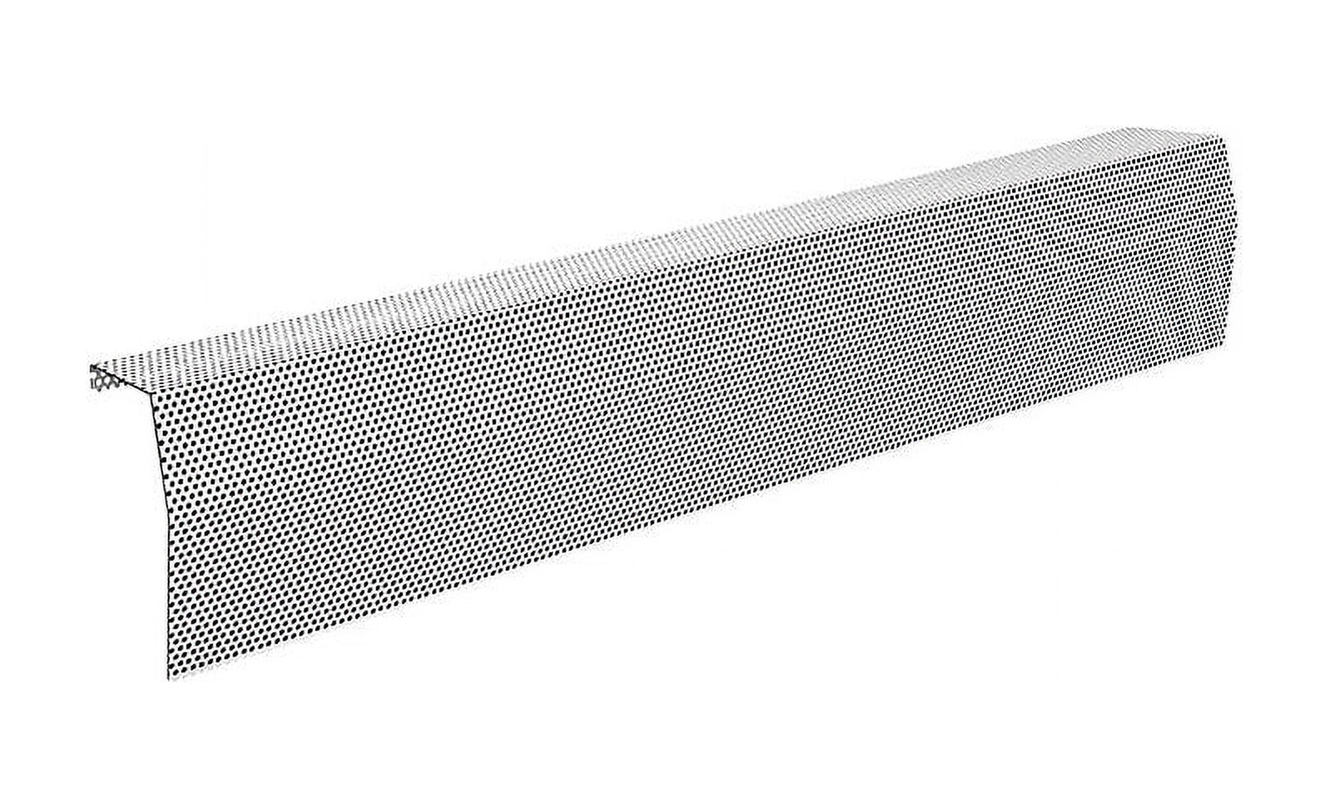 Baseboarders Premium 4 ft Easy Slipon Baseboard Heater Cover White