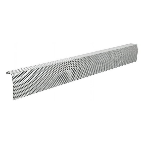 Baseboarders Premium 6 ft Easy Slip-on Baseboard Heater Cover - White (Cover, No Accessory)