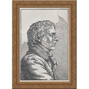 Basel 24x18 Gold Ornate Wood Framed Canvas Art by Caspar David Friedrich