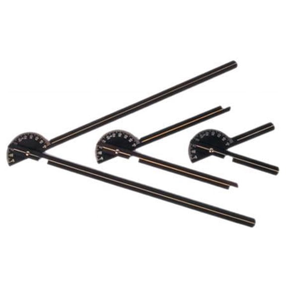 Baseline 180 degree X-ray anodized goniometer joint angle and range of motion measurer