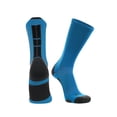 thumbnail image 1 of TCK Baseline Crew Athletic Socks for Basketball, Football & Sports - Medium, Electric Blue/Black, 1 of 2
