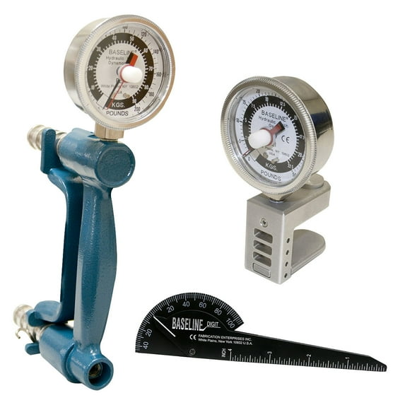 Baseline Hand Evaluation Features feedback 200 lb HHD & 5-position feedback mode 50 lb HPG (both reverse head) One size 3-piece Set