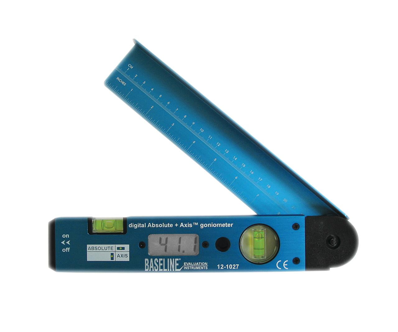 Baseline Metal Absolute+Axis Goniometer - Digital 180 Degree Range, 9 inch Arms Baseline Metal Absolute+Axis Goniometer - Digital 180 Degree Range, 9 inch Arms