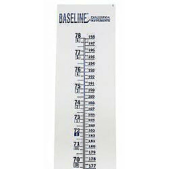 Baseline Wall Growth Chart, Measurement Range: 0-78" (0-198 cm)