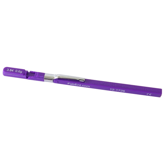 Baseline fold-top monofilament, 3.84 level