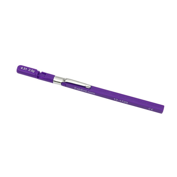 Baseline fold-top monofilament, 4.31 level