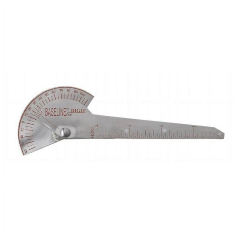 Baseline Finger Goniometer - Metal - 1-finger Design - 6 inch Baseline Finger Goniometer - Metal - 1-finger Design - 6 inch