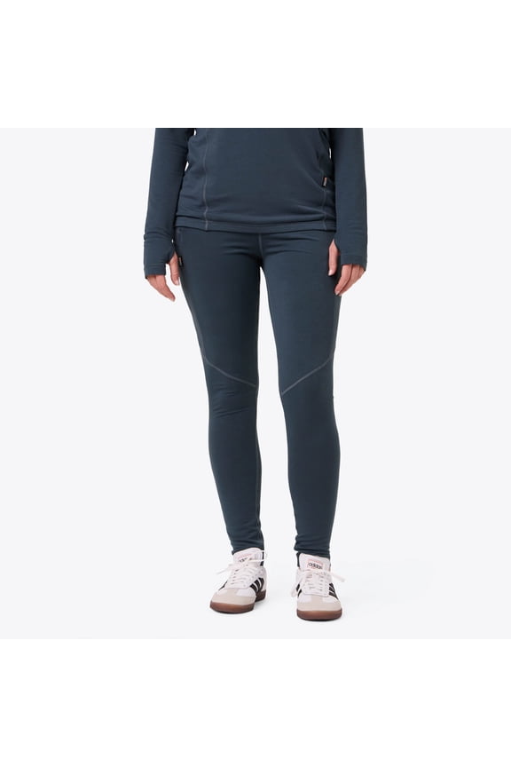 Baselite Heated Base Layer Pants for Women, 3 Heat Zones, Soft Knit Shell, YKK Zippered Hidden Pockets