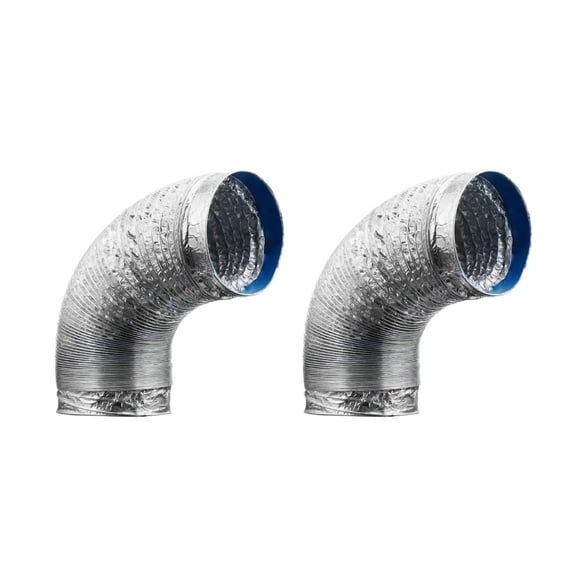 Basement Dryer Exhaust Hose Set 2 Pack Aluminum Corrugated Vent Tubes ...