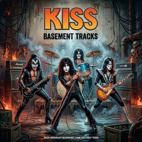 KISS Basement Tracks: Radio Broadcast Recordings from the Early Years (Vinyl Record) 12" Album