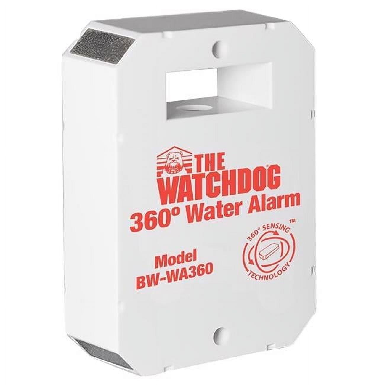 Compact White Battery Operated Water Alarm