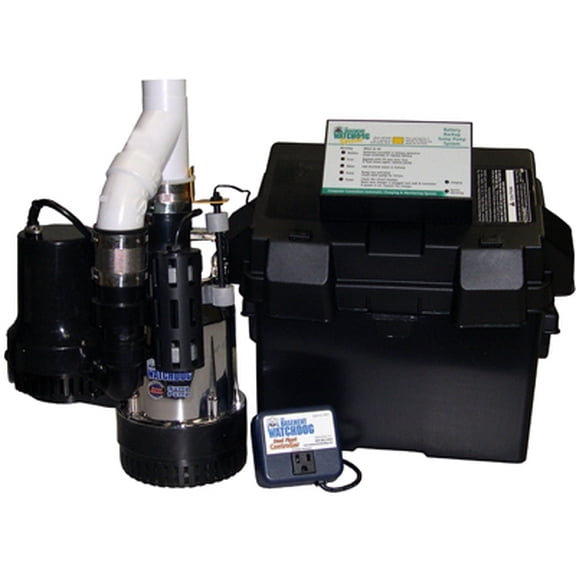 Basement Watchdog Big Combo Connect 1/2 HP Primary Sump Pump System with Wi-Fi