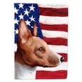 thumbnail image 1 of Basenji American Flag Flag Canvas House Size, 1 of 4
