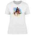 thumbnail image 1 of Basenji Dog Breed Art T-Shirt Women -Image by Shutterstock, Female 3X-Large, 1 of 2