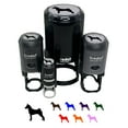 thumbnail image 1 of Basenji Dog Solid Self-Inking Rubber Stamp Ink Stamper - Fuchsia Ink - Medium 1 Inch, 1 of 7