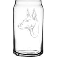 thumbnail image 1 of Basenji Dog Themed Etched All Purpose 16oz Libbey Can Glass, 1 of 1