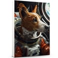thumbnail image 1 of Basenji Dog Wall Decor - Space Wall Decor - Space Wall Art - Funny Dog Wall Art Poster - Cute Dog Home Decor - Dog Themed Gifts, 1 of 6