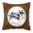 thumbnail image 1 of Basenji Fabric Decorative Pillow, 1 of 4