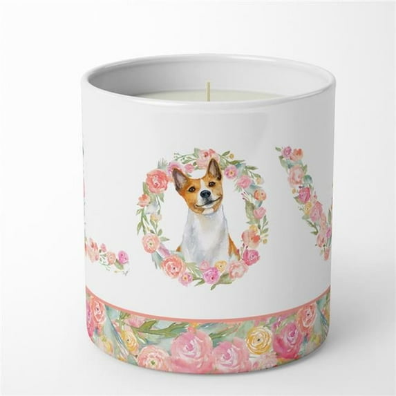 Basenji Love 10 oz Decorative Soy Candle