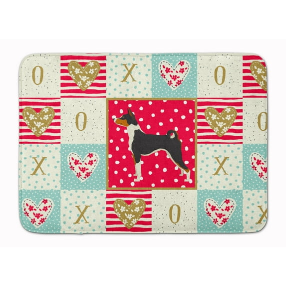 Basenji Love Machine Washable Memory Foam Mat