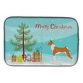 thumbnail image 1 of Basenji Merry Christmas Tree Dish Drying Mat, 1 of 7