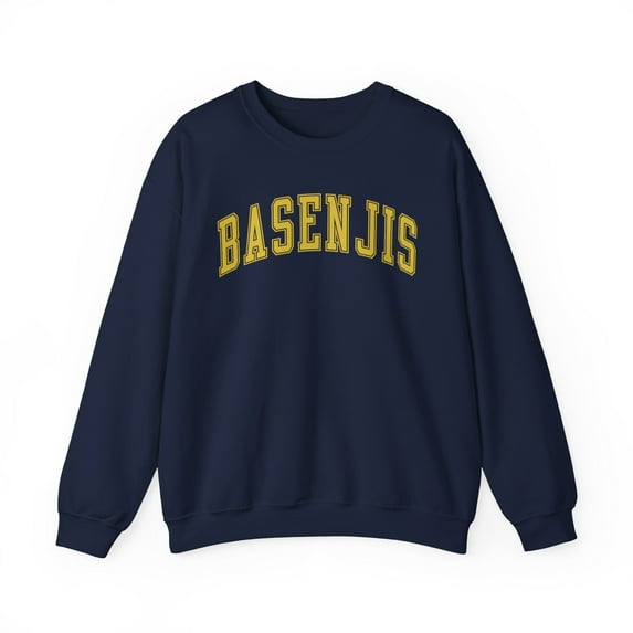 Basenji Sweatshirt Gifts Crew Neck Shirt Long Sleeve Unisex