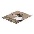thumbnail image 1 of "Basenji on Faux Burlap with Pine Cones Mouse Pad Hot Pad or Trivet", 1 of 1