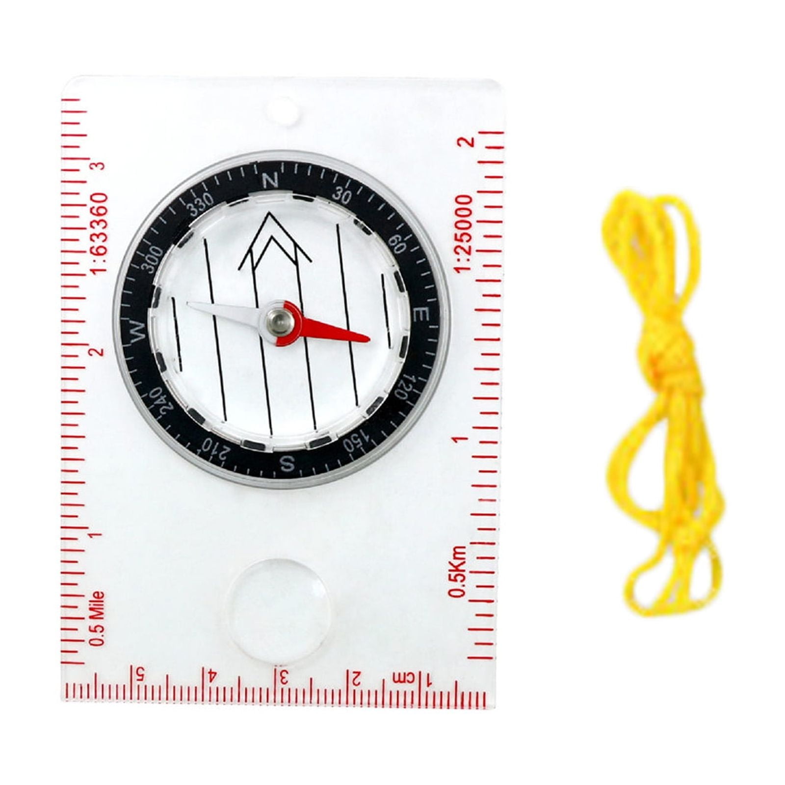 Baseplate Map Compasses with Scale Ruler Accurate Orienteering ...