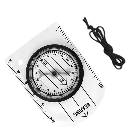 Baseplate Map Compasses with Scale Ruler Accurate Orienteering Compasses for Backpacking, Camping, Survival Navigation