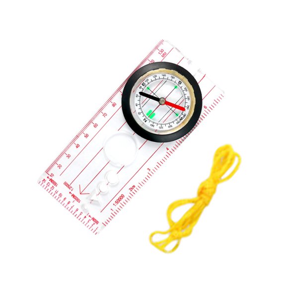 Baseplate Map Compasses with Scale Ruler Accurate Orienteering Compasses for Backpacking, Camping, Survival Navigation