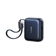 Baseus 10000mAh Mini Power Bank, 45W Portable Charger Built-in USB-C Cable, Ultra Small Sized Battery Pack, PicoGo AC22 Fast Charging Battery Bank