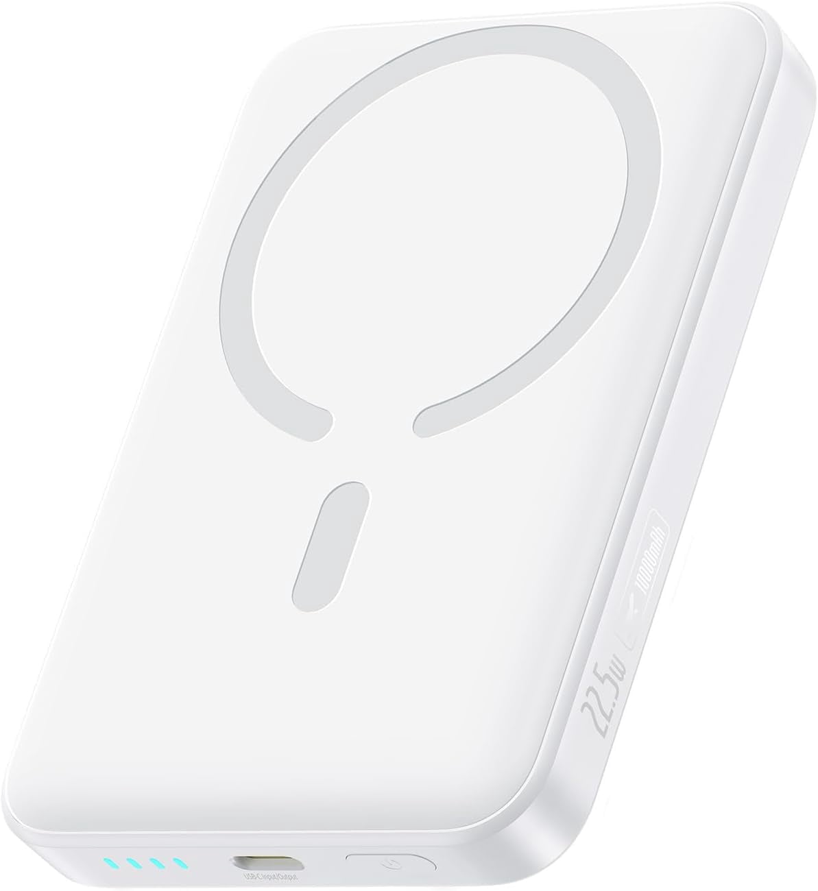 Baseus Wireless Power Bank 10000mAh Magnetic Portable Charger 22.5W MagSafe Charger, White
