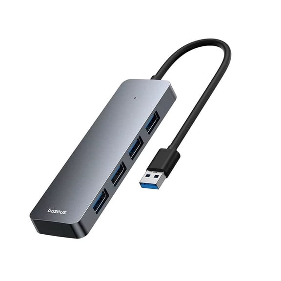 Baseus 4-Port USB 3.0 Hub, ABS USB Splitter Adapter for Laptop, PC, MacBook, Xiaomi, Lenovo Computer Accessories