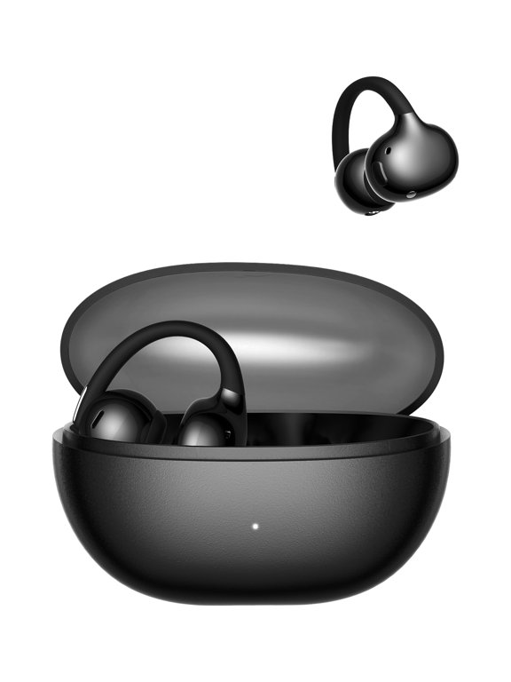 Bowie MC2 Air Clip On Earbuds, 4.9g Ultra Light, CloudComfort Air Cushions, 11mm Drivers, 4-Mic Calls, IP67 Waterproof, 40H Playtime, Fits Glasses & Earring Wearers, Gym Workouts