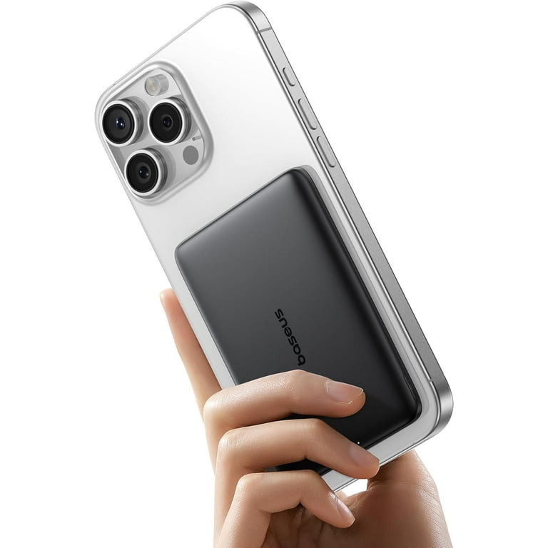 Baseus Picogo 5000mAh Ultra-Slim MagSafe Power Bank, Card-Size