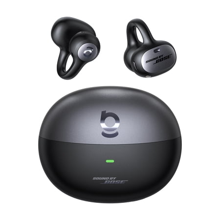 Baseus Inspire XC1 Open-Ear Clip Earbuds, Dolby Audio, IP66 Waterproof, 40H Battery Life for Running, Workouts & Clear Calls, Black