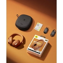 Baseus Inspire XH1 Adaptive Noise Cancelling Headphones, Hi-Res Audio, 100H Playtime, Over-Ear Wireless Bluetooth Headset for Commute, Travel & Calls, Cosmic  Sunset